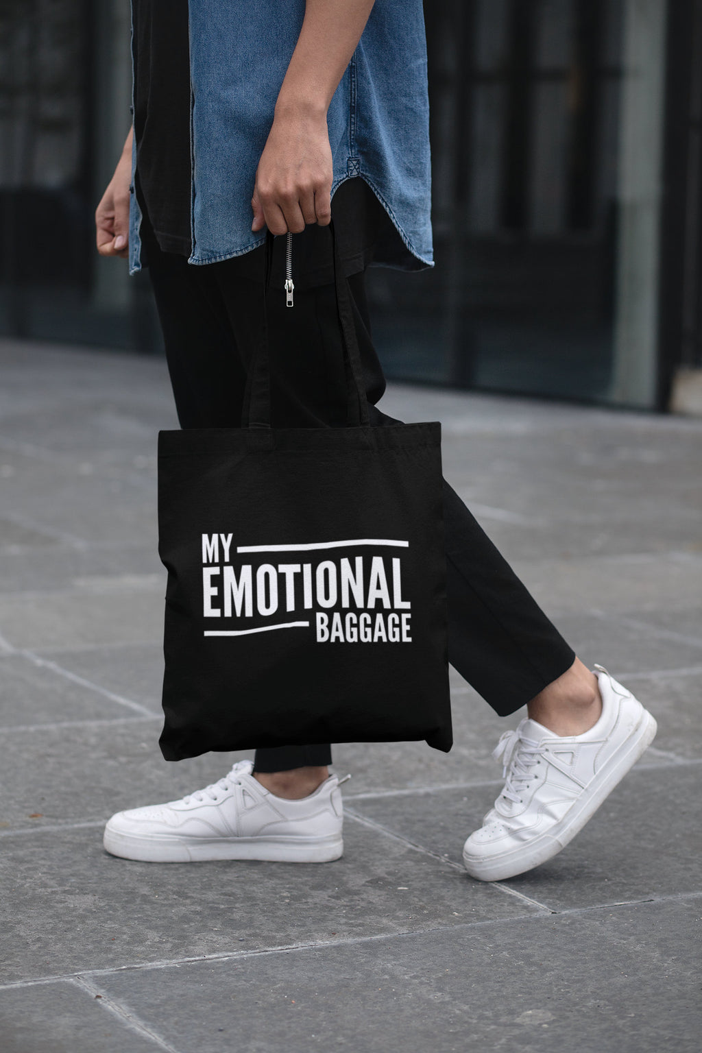 My Emotional Baggage Lightweight Tote Bag - Red Leader Clothing