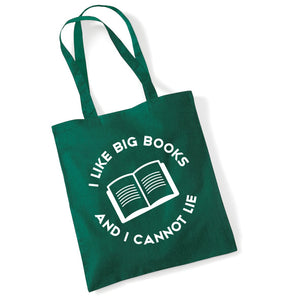 I Like Big Books And I Cannot Lie Lightweight Cotton Tote Bag DES2