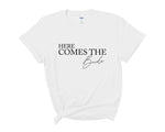 Load image into Gallery viewer, Here Comes The Bride - Here Comes The Party Hen Party T shirts 2
