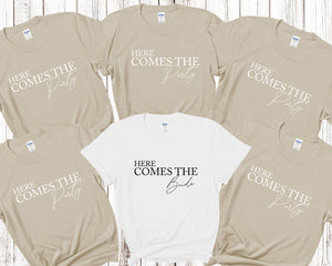 Here Comes The Bride - Here Comes The Party Hen Party T shirts 2