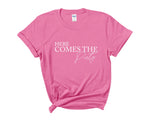 Load image into Gallery viewer, Here Comes The Bride - Here Comes The Party Hen Party T shirts 4
