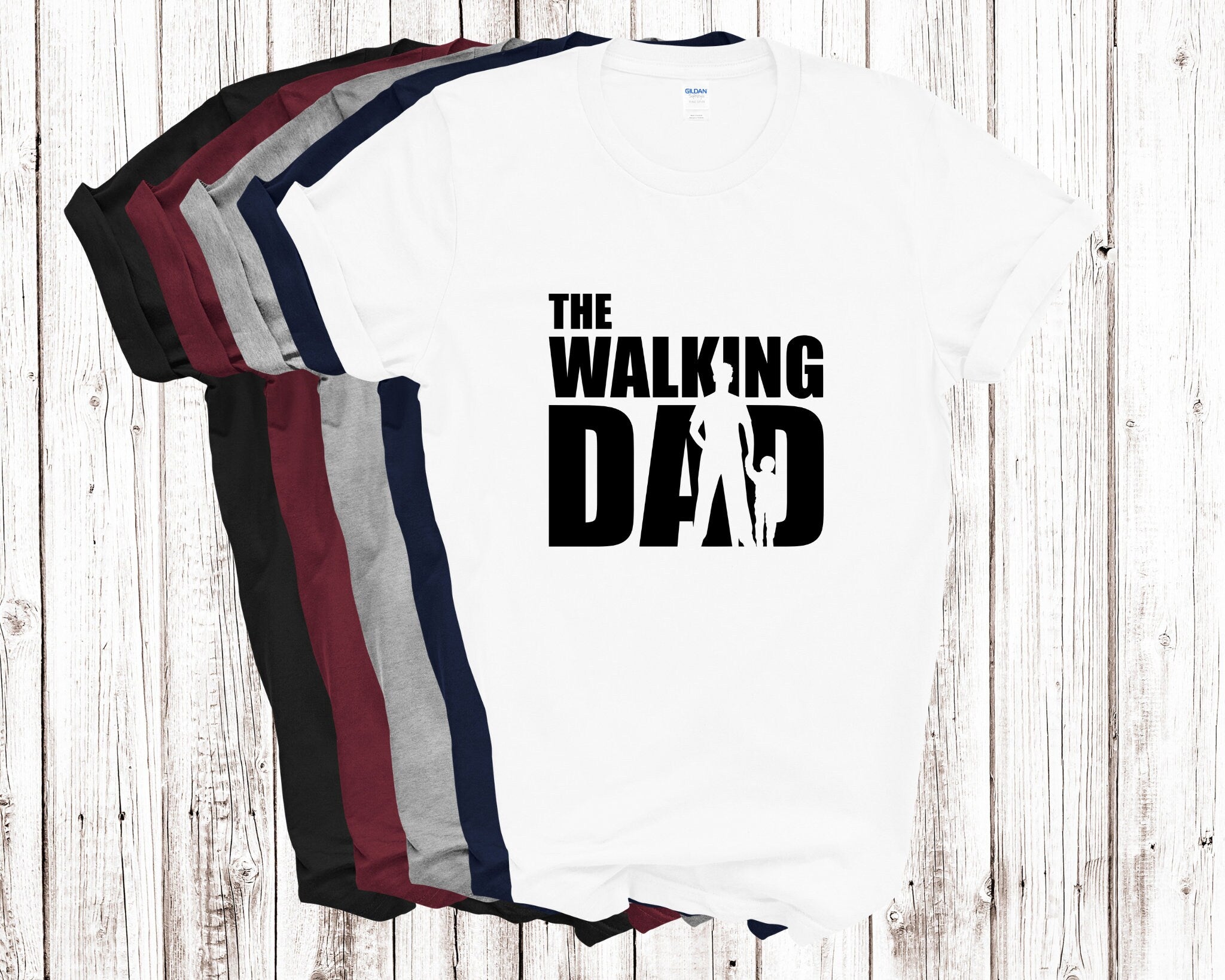 The Walking Dad Mens Tshirt