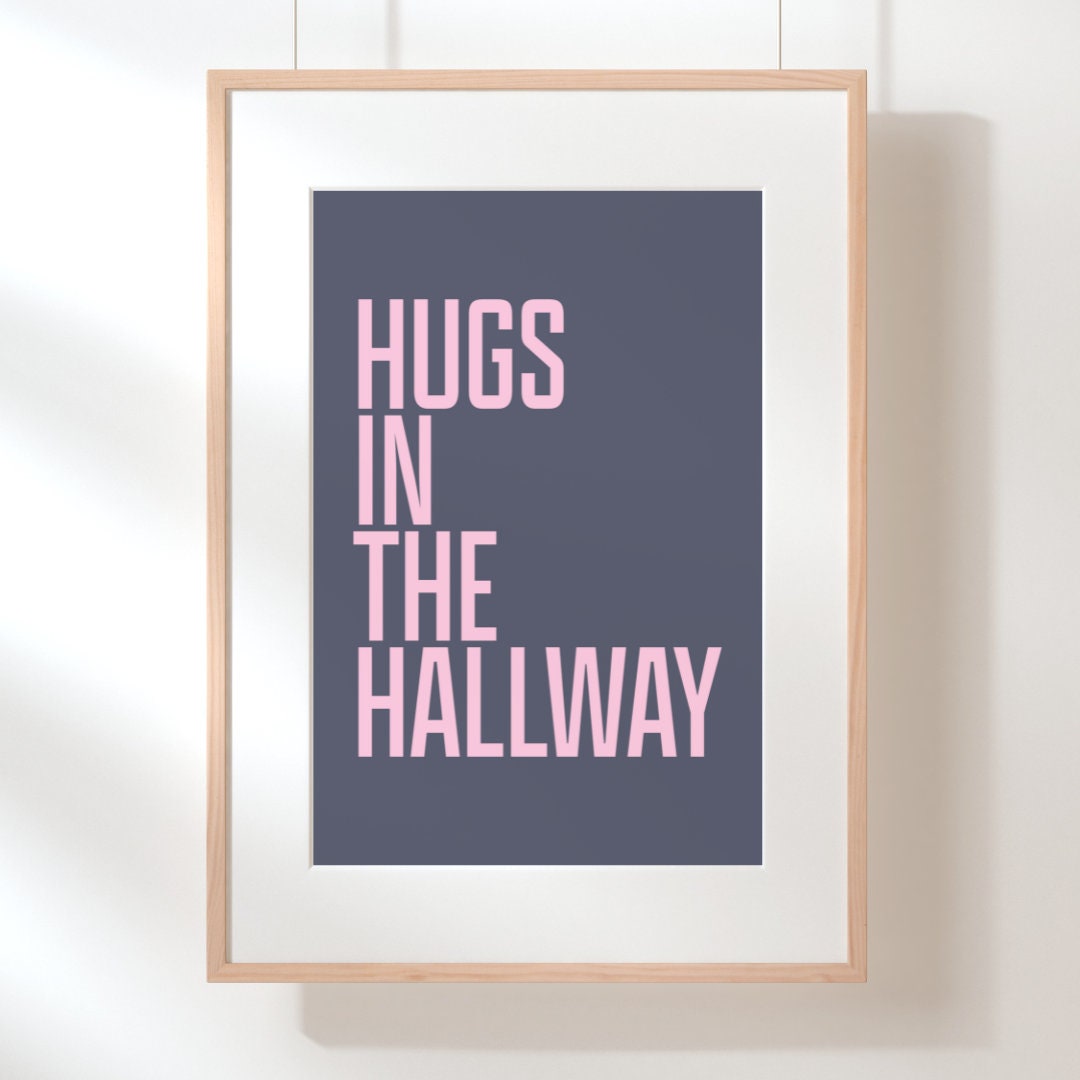 Hugs In The Hallway Art Print