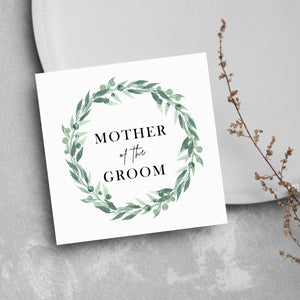 Mother of the Groom Wedding Card