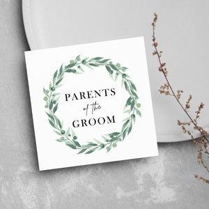 Parents of the Groom Wedding Card