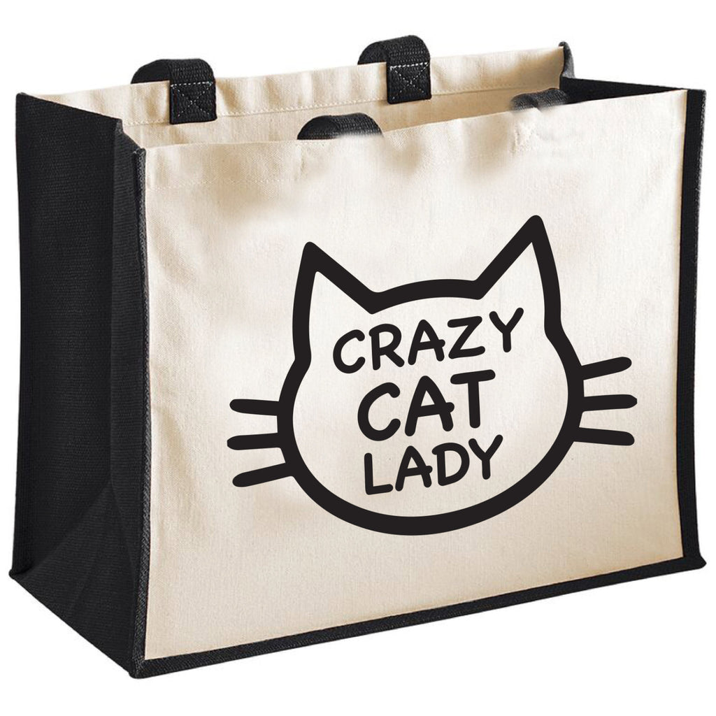 Crazy Cat Lady Tote Bag Shopping - Red Leader Clothing