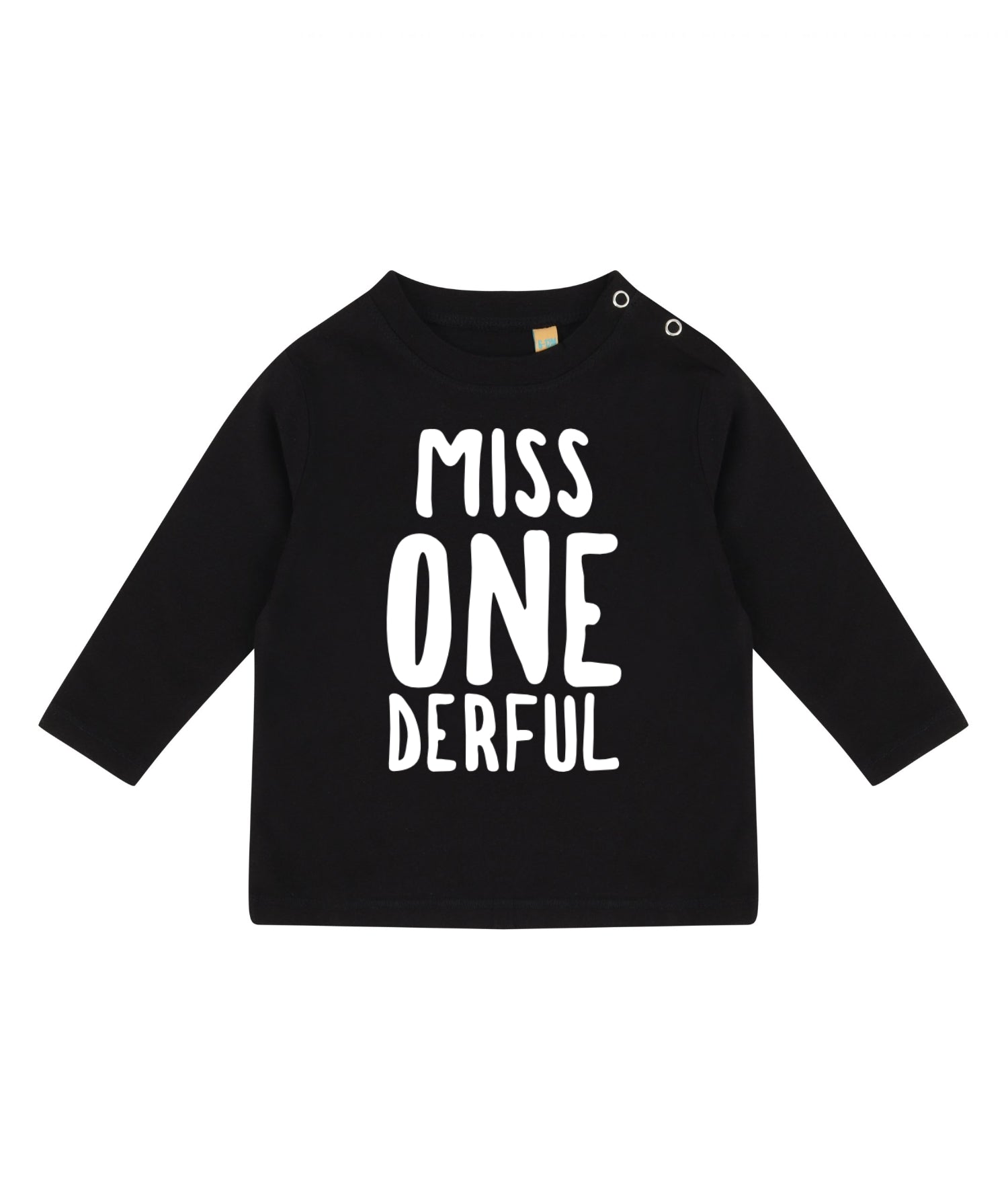 Miss Onederful 1st Birthday LONG SLEEVE Kids T-Shirt