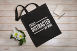 Load image into Gallery viewer, Easily Distracted By Wine Lightweight Tote Bag
