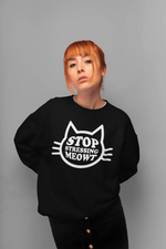 Load image into Gallery viewer, Stop Stressing Meowt Adult Unisex Sweatshirt
