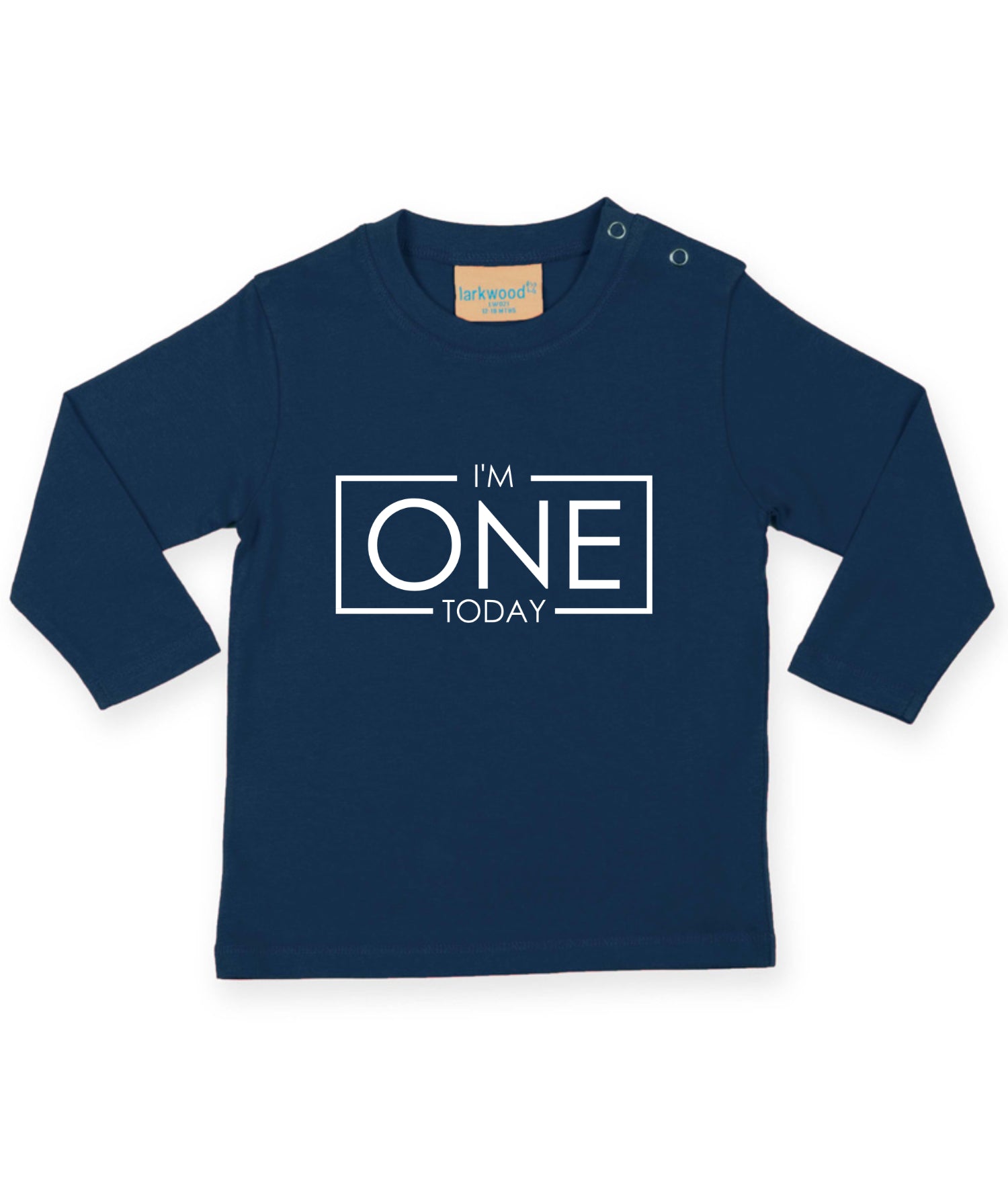 I'm One Today 1st Birthday LONG SLEEVE Kids T-Shirt