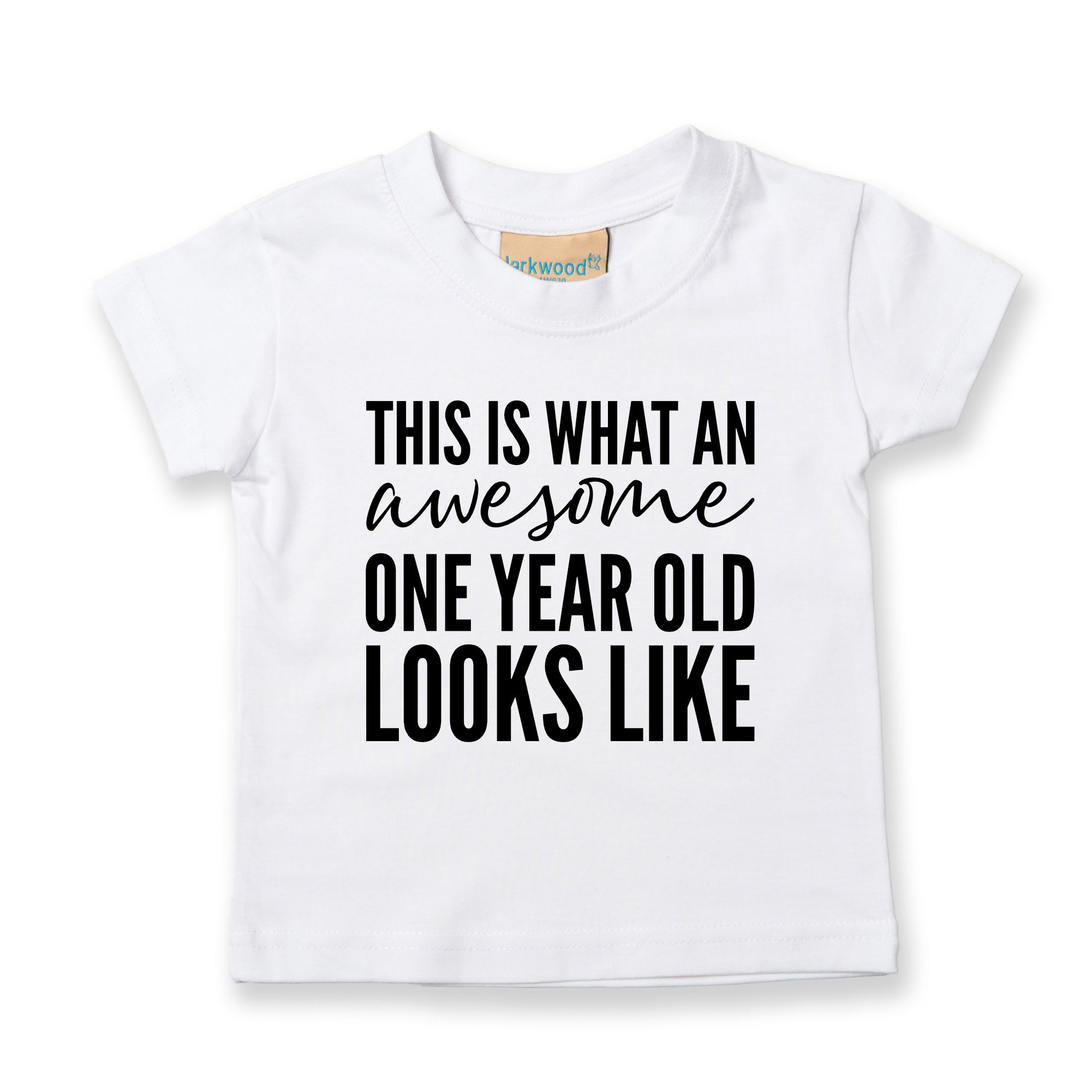 This Is What An Awesome One Year Old Looks Like Kids T-shirt