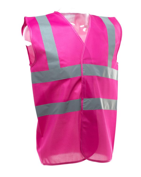 Caution Hen Party In Progress Pink Hi Viz Vest