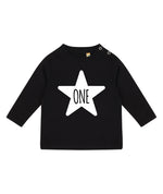 Load image into Gallery viewer, One Star One Year Old 1st Birthday LONG SLEEVE Kids T-Shirt
