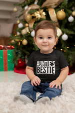 Load image into Gallery viewer, Auntie&#39;s Bestie Baby Toddler Funny T-Shirt
