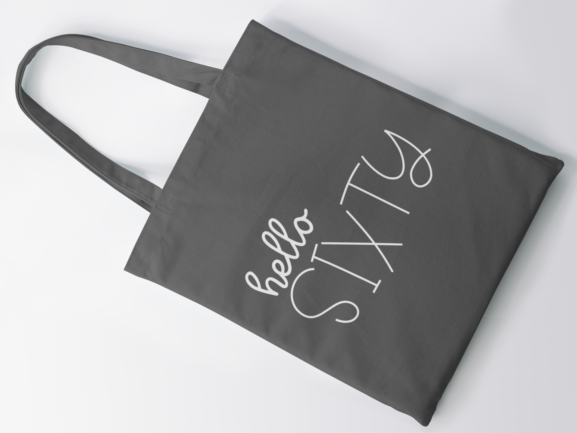 Hello Sixty Lightweight Cotton Tote Bag