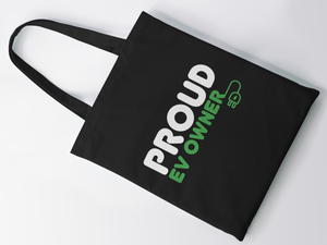 Proud EV Owner Cotton Tote Bag