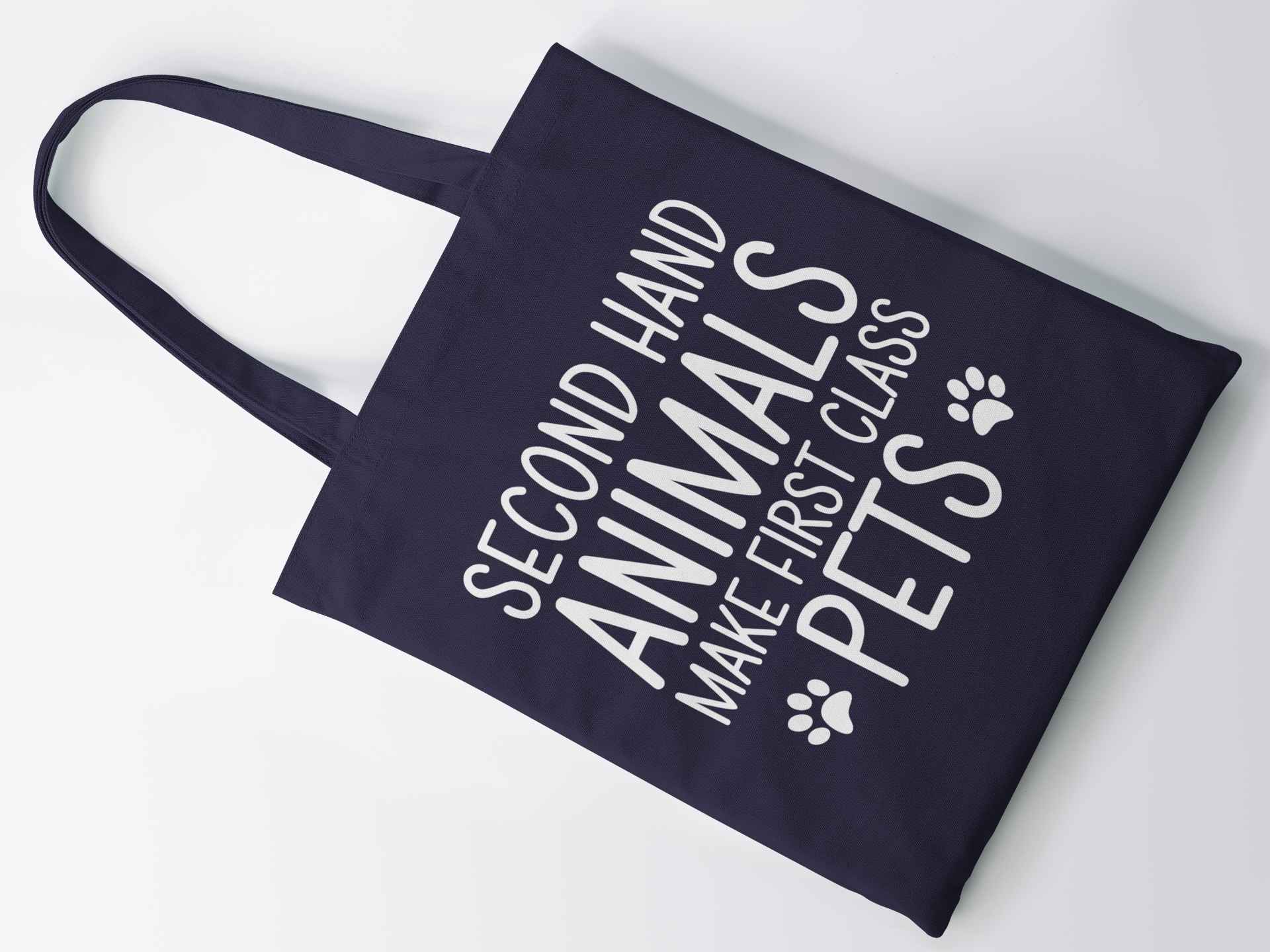 Second Hand Animals Make First Class Pets Lightweight Cotton Tote Bag