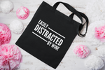 Load image into Gallery viewer, Easily Distracted By Wine Lightweight Tote Bag
