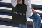 Load image into Gallery viewer, Dogs&gt;People Lightweight Cotton Tote Bag
