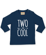 Load image into Gallery viewer, Two Cool 2nd Birthday LONG SLEEVE Kids T-Shirt
