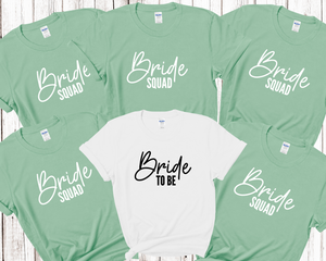 Bride Squad Bride Hen Party T-shirts D9